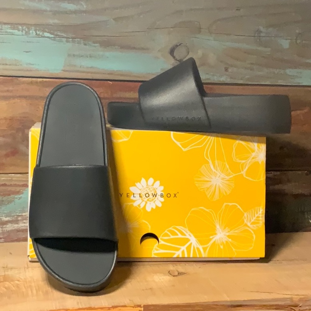 NEW Yellow Box Classic Black Slides
Torrey Black